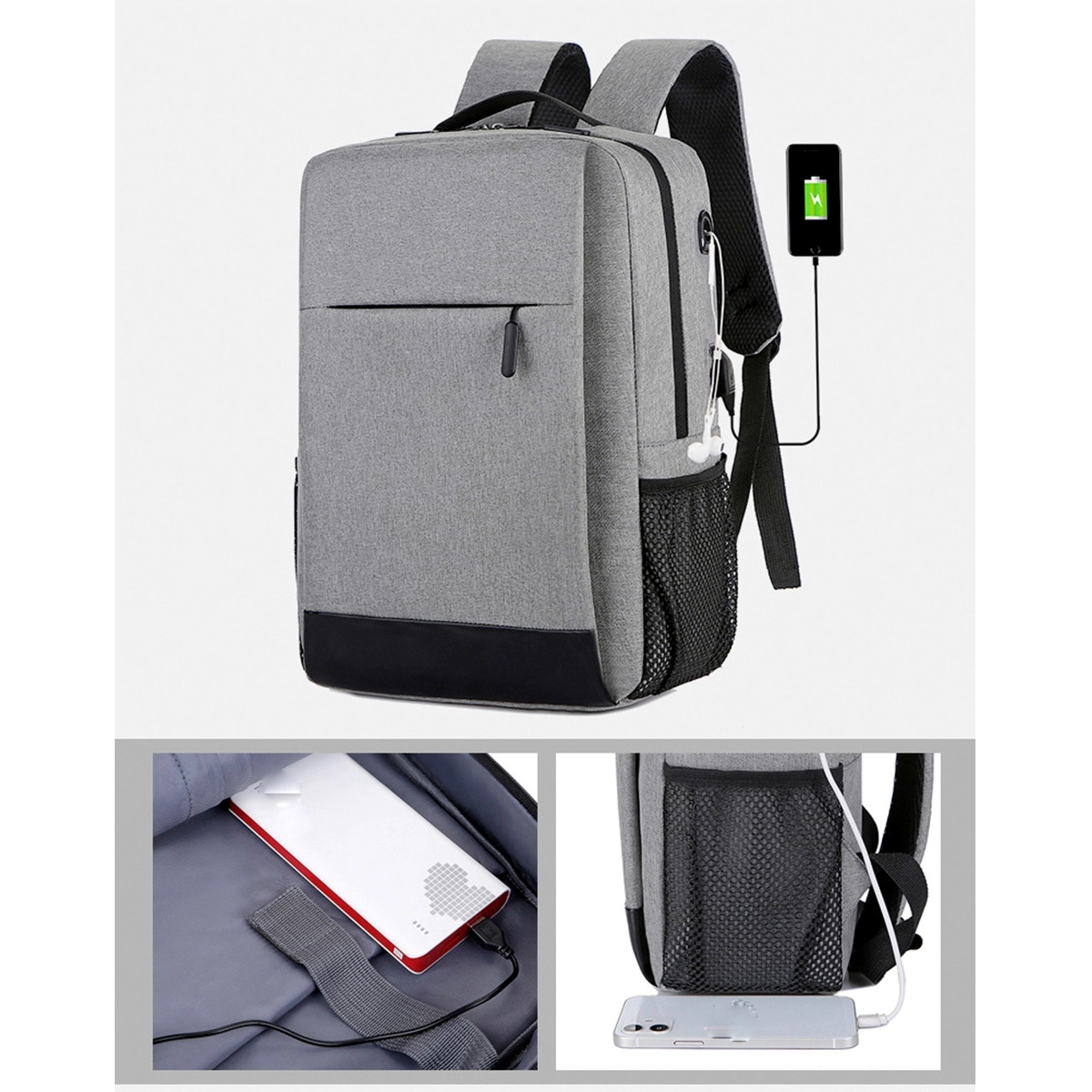 Usb Charging Large Backpack For Men 3