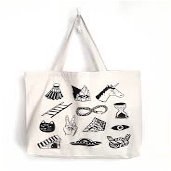 12 oz Cotton Canvas Tote Bag -15" x 16" 3