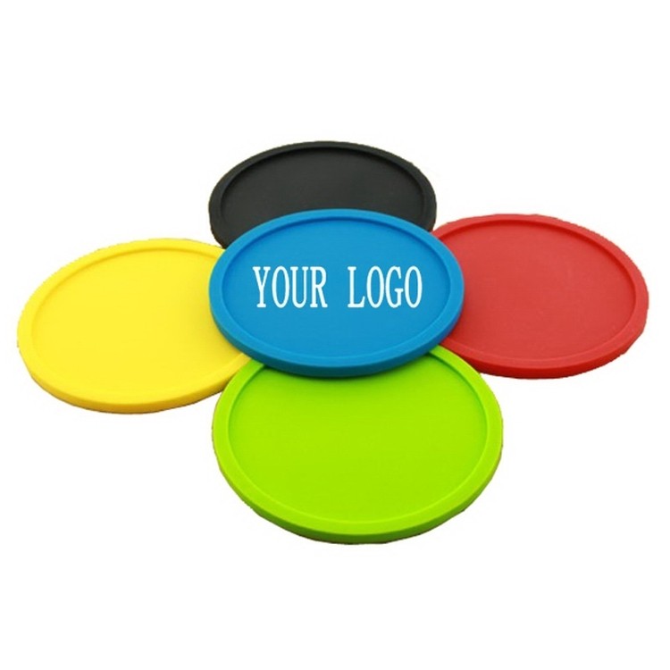 Circular Silicone Non-slip Cup Mat Heat Proof Cup Coaster 1