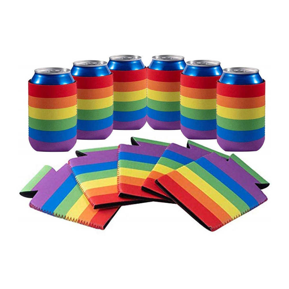 Neoprene Rainbow Can Coolie 3