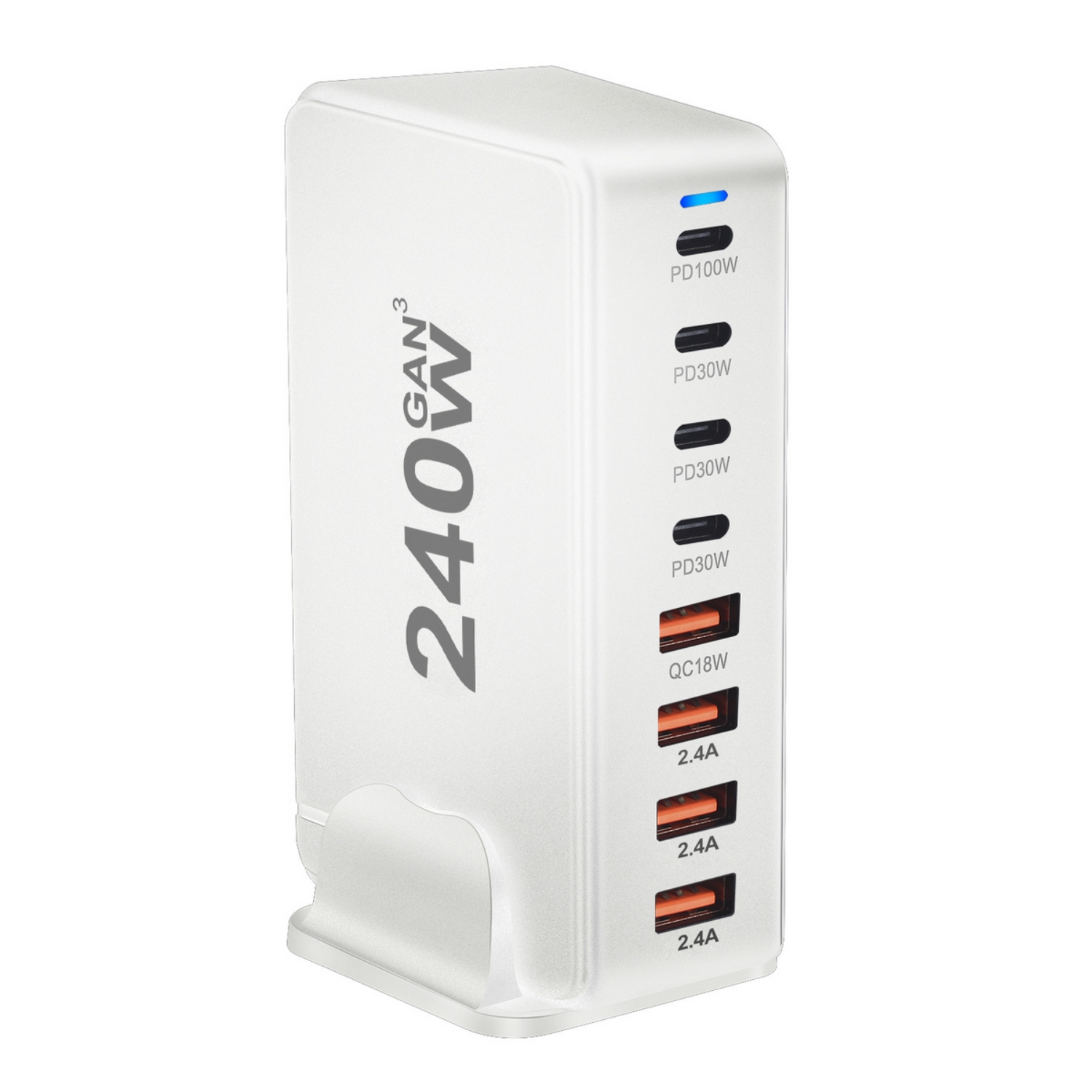 8-Port USB Speed Charge Station - 240 W 7
