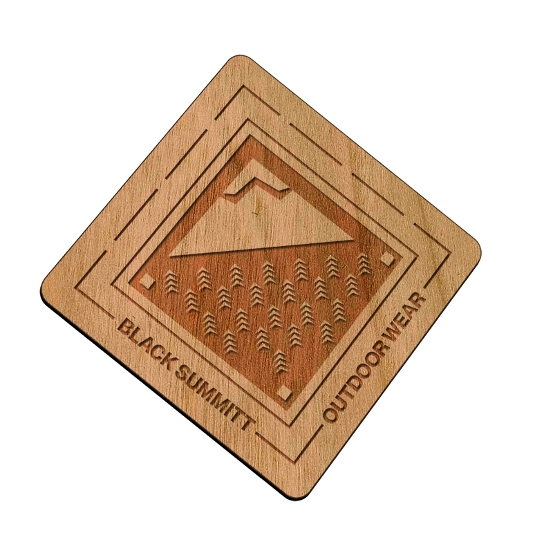 Laser Etched Maple Flexible Wood Magnets 8