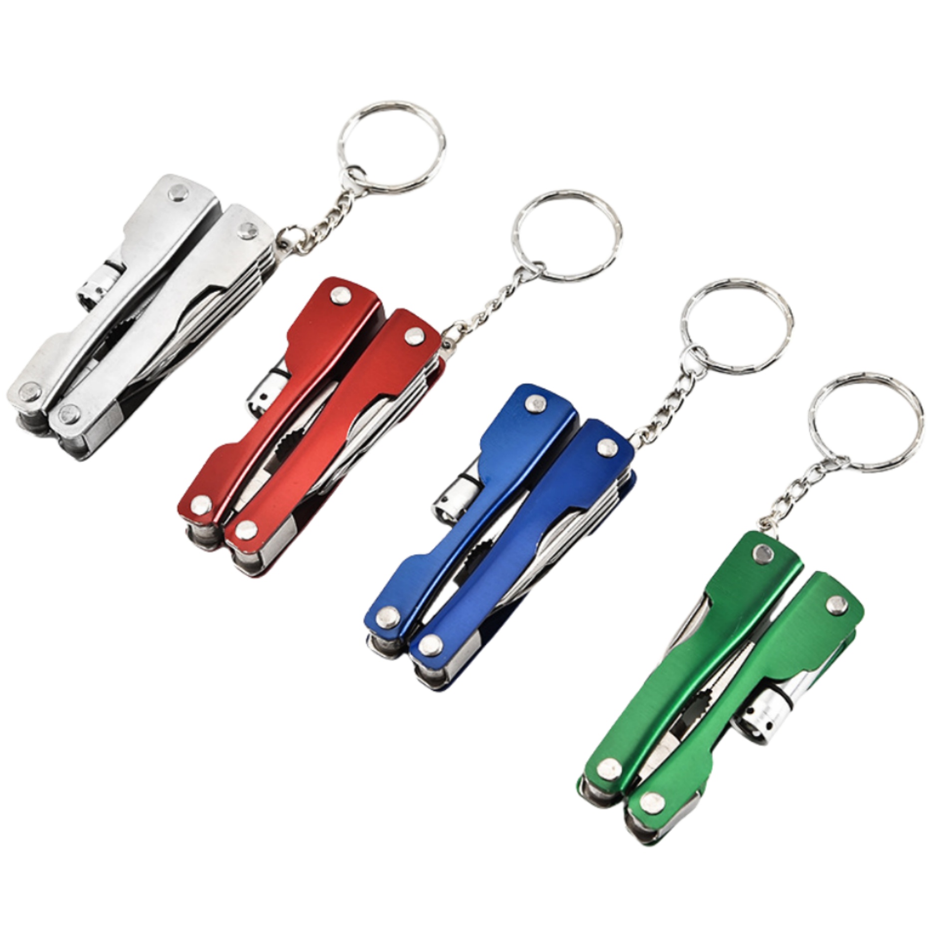 Stainless Steel Multi-Tool Folding Pliers with Mini Flashlight 15