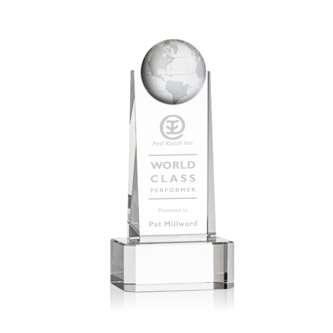 Sherbourne Globe Award on Base - Clear 4