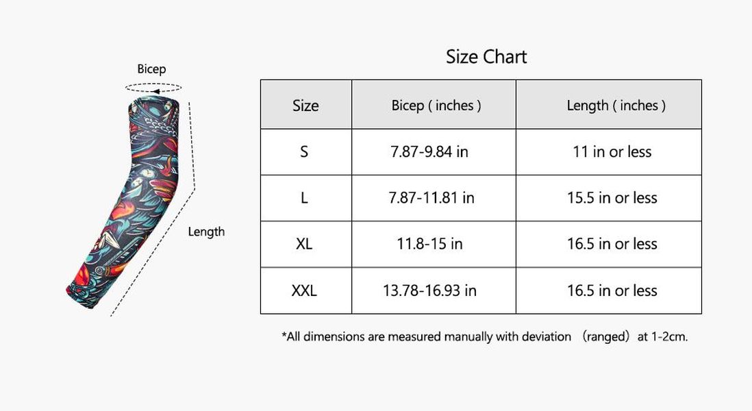 Arm Sleeves - Custom Full Sublimation Spandex Compression 3