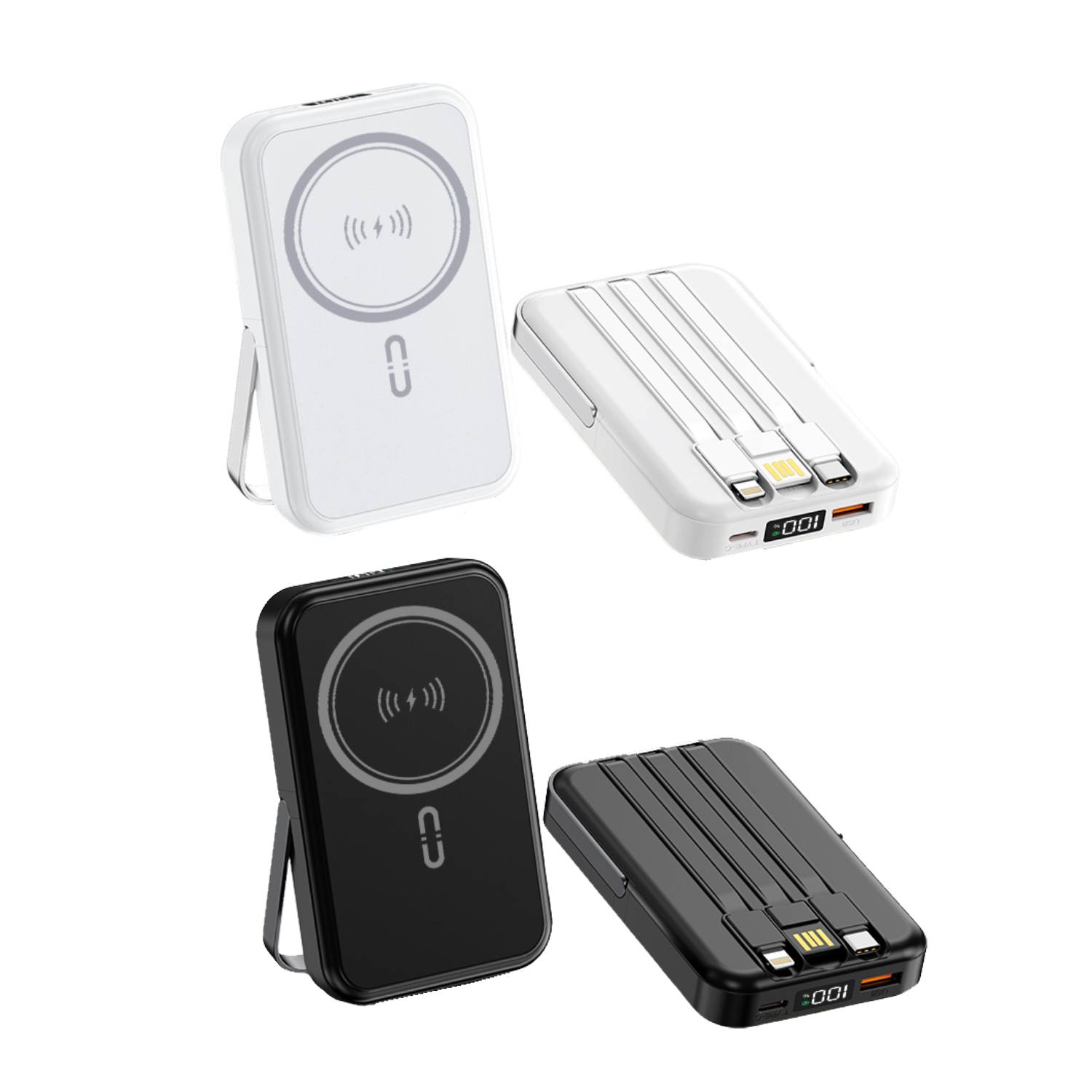Digital Display Magnetic Wireless Power Bank 2