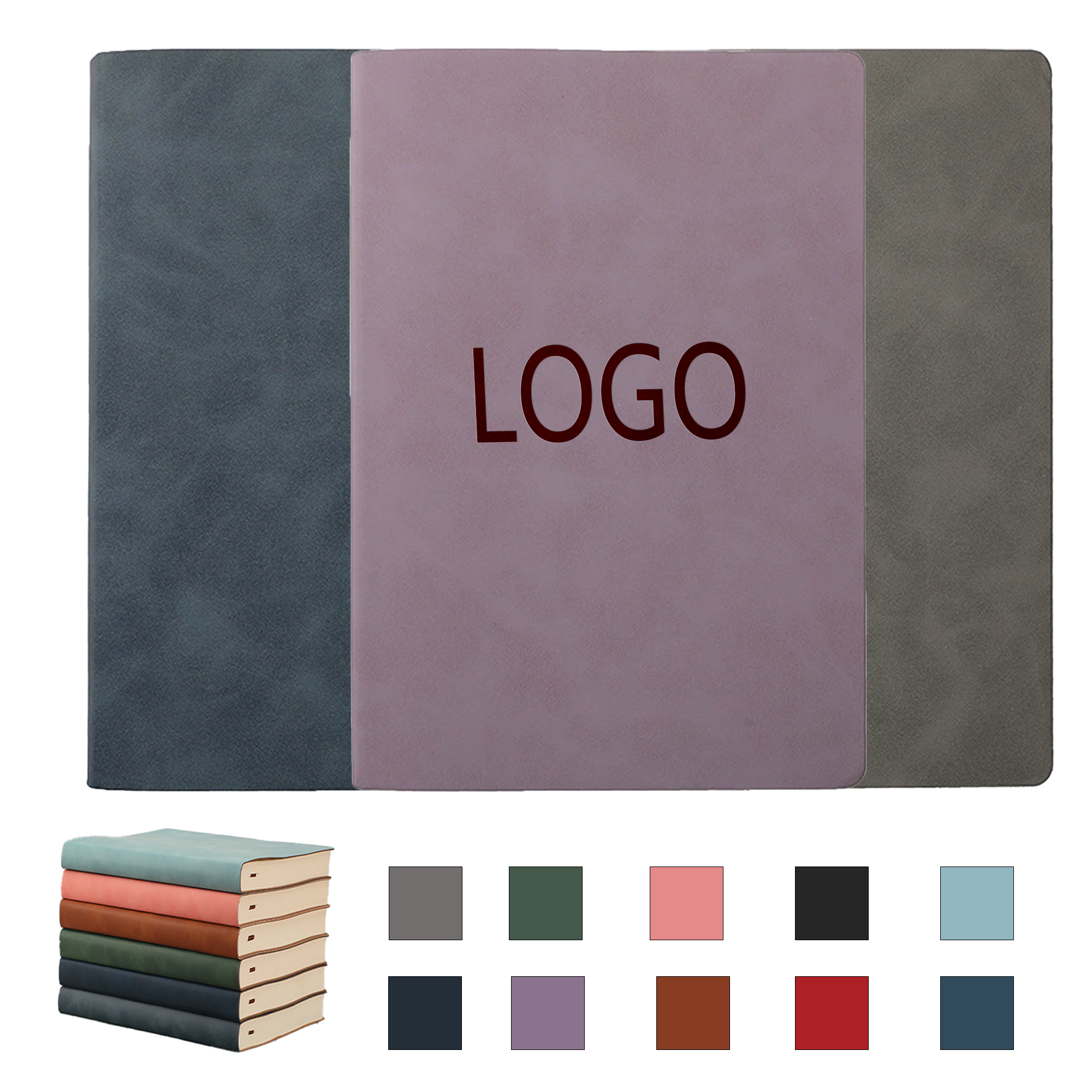 A5 Office Leather Notebook 4
