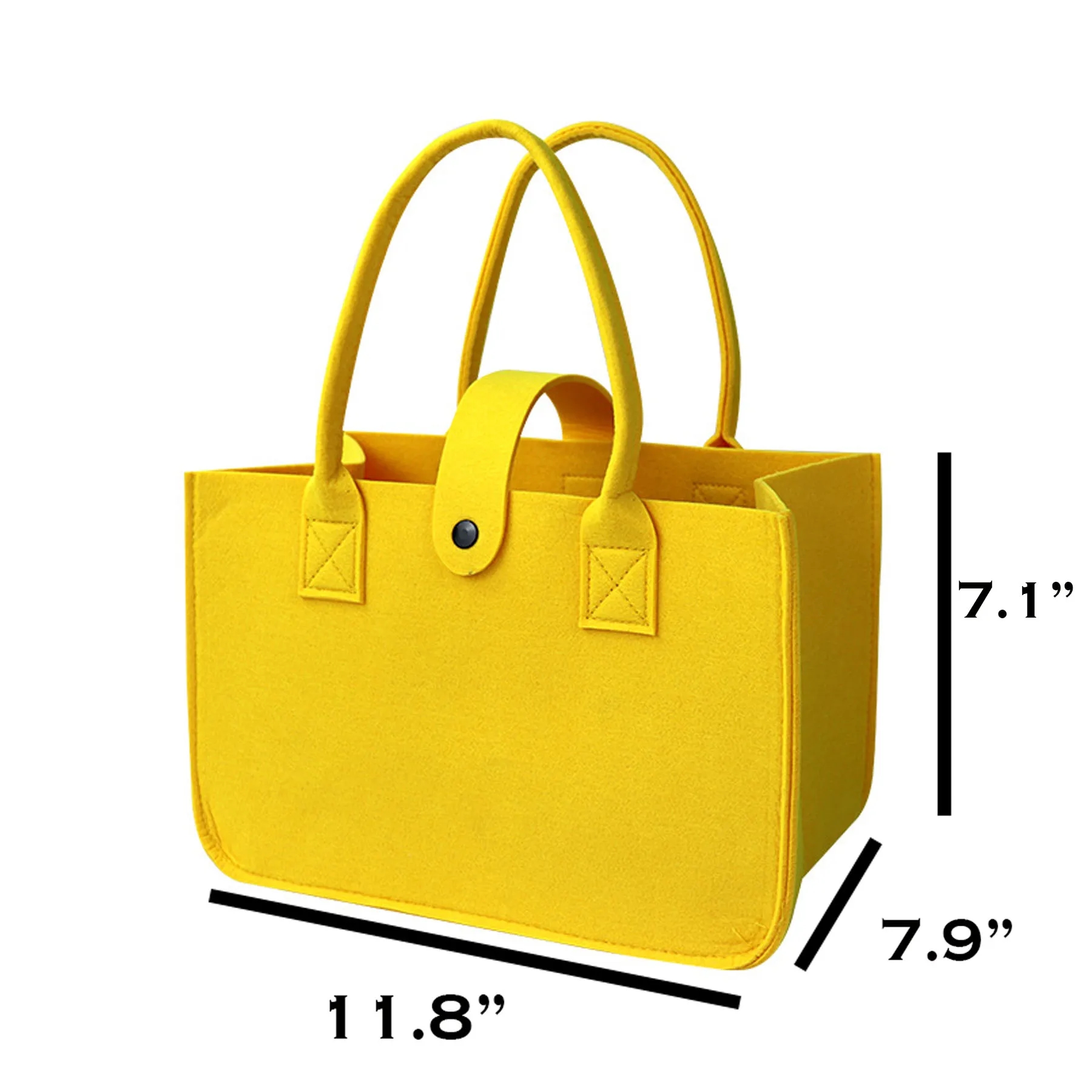 Felt Shopping Bag, custom tote bag with logo imprint 3
