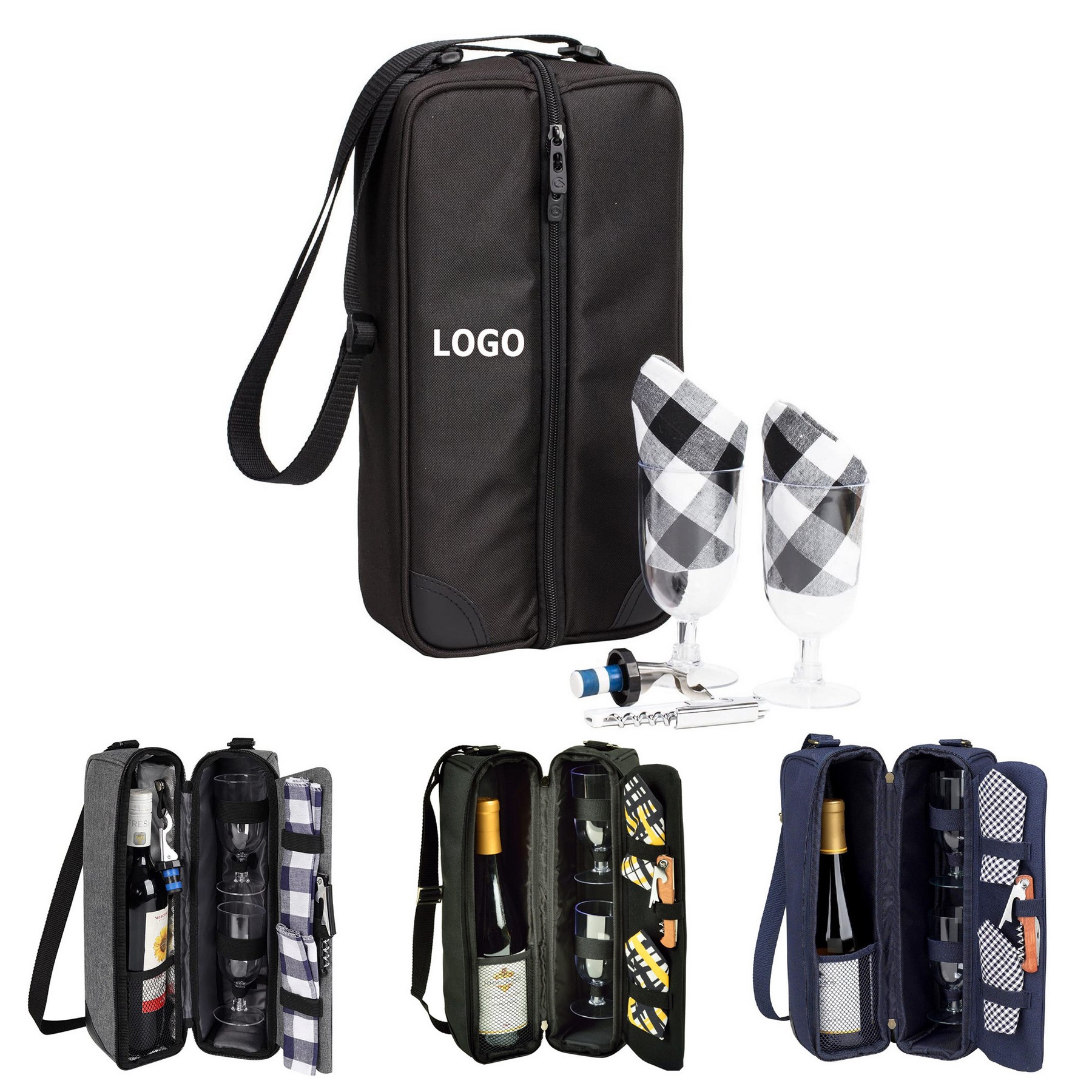 Insulated Leakproof Wine Cooler Bag