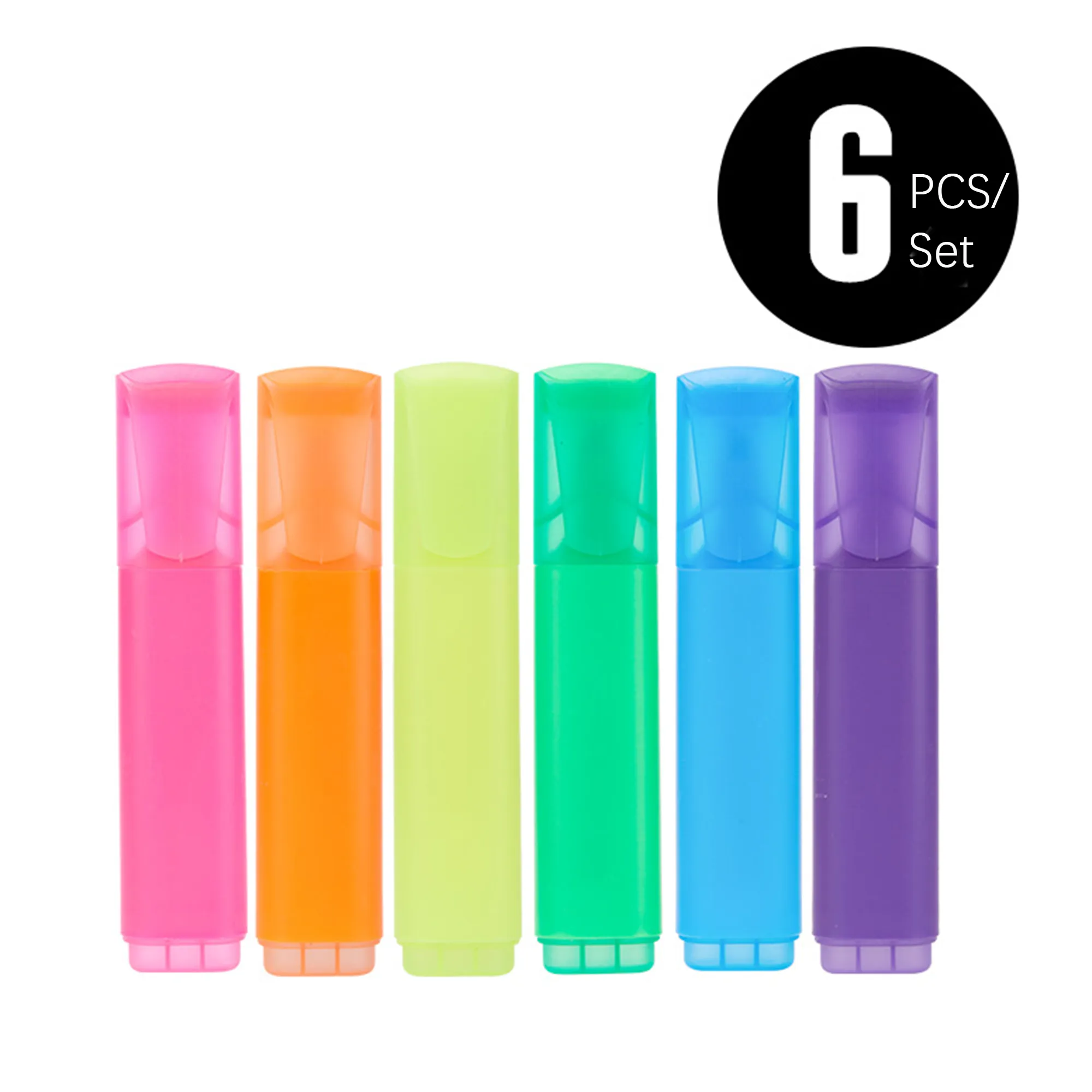 Highlighter Set Logo Printed for Office School Use 5