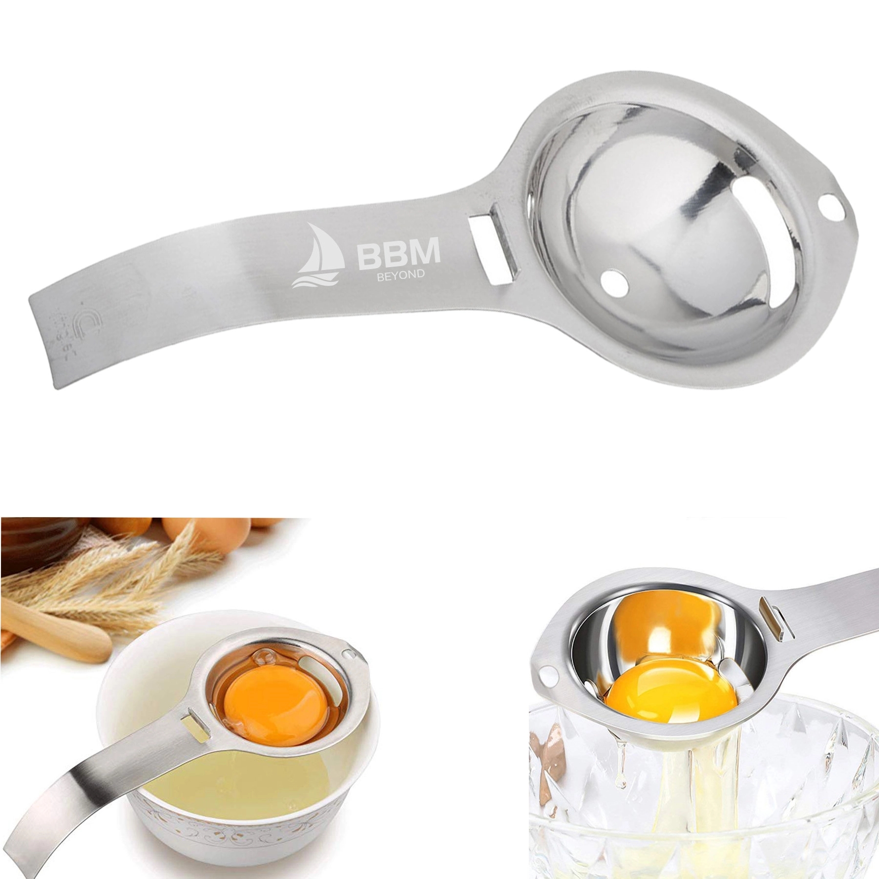 Stainless Steel Egg White Separator 2