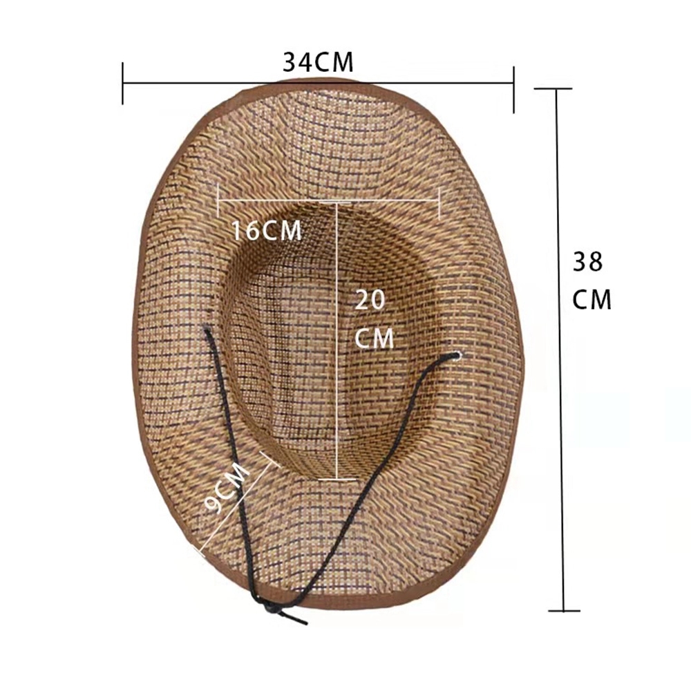 Adult Western Straw Cowboy Hat 3