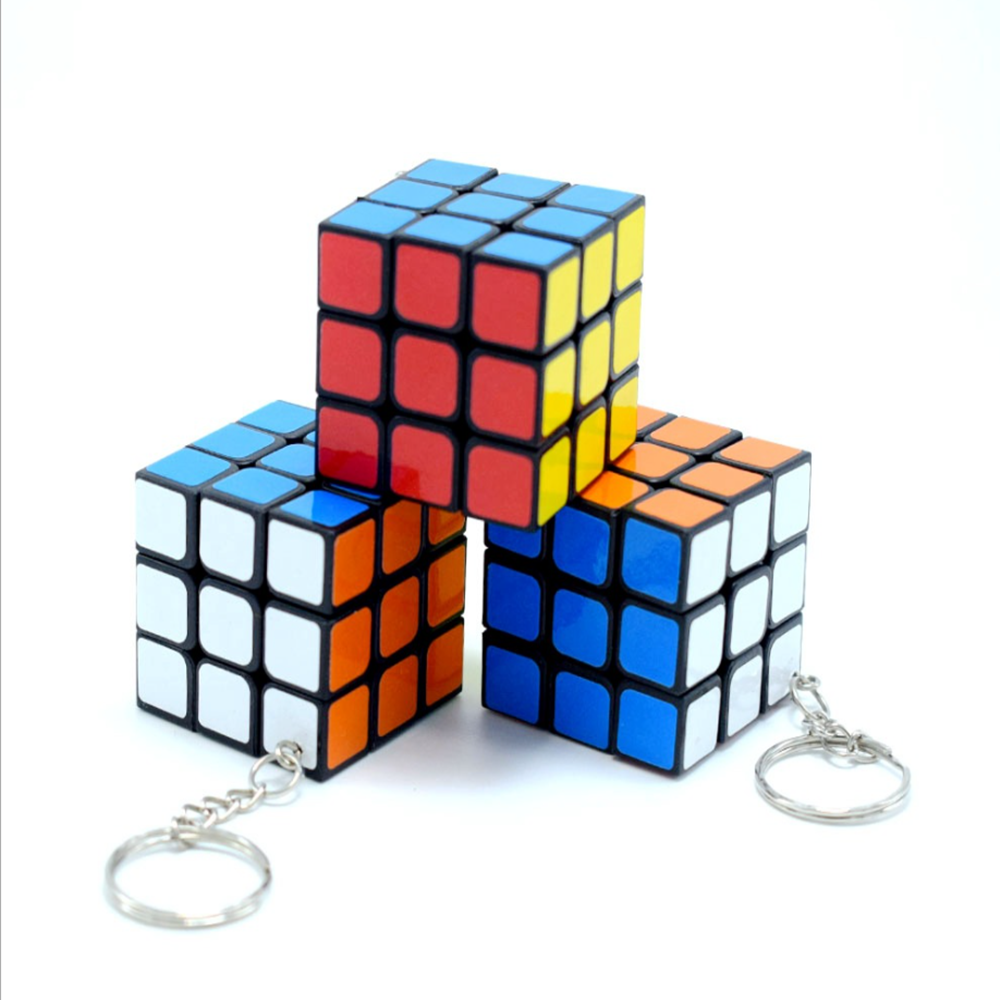 Rubik's Cube Key Chain