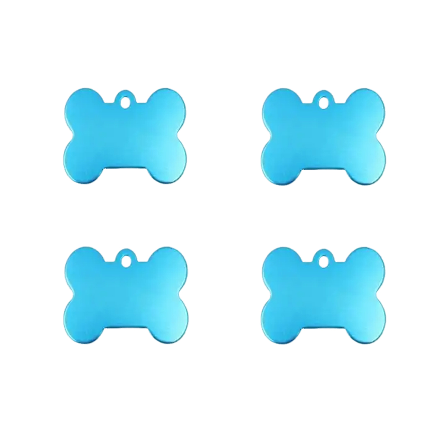 Bone Shape Aluminum Pet Tag 4