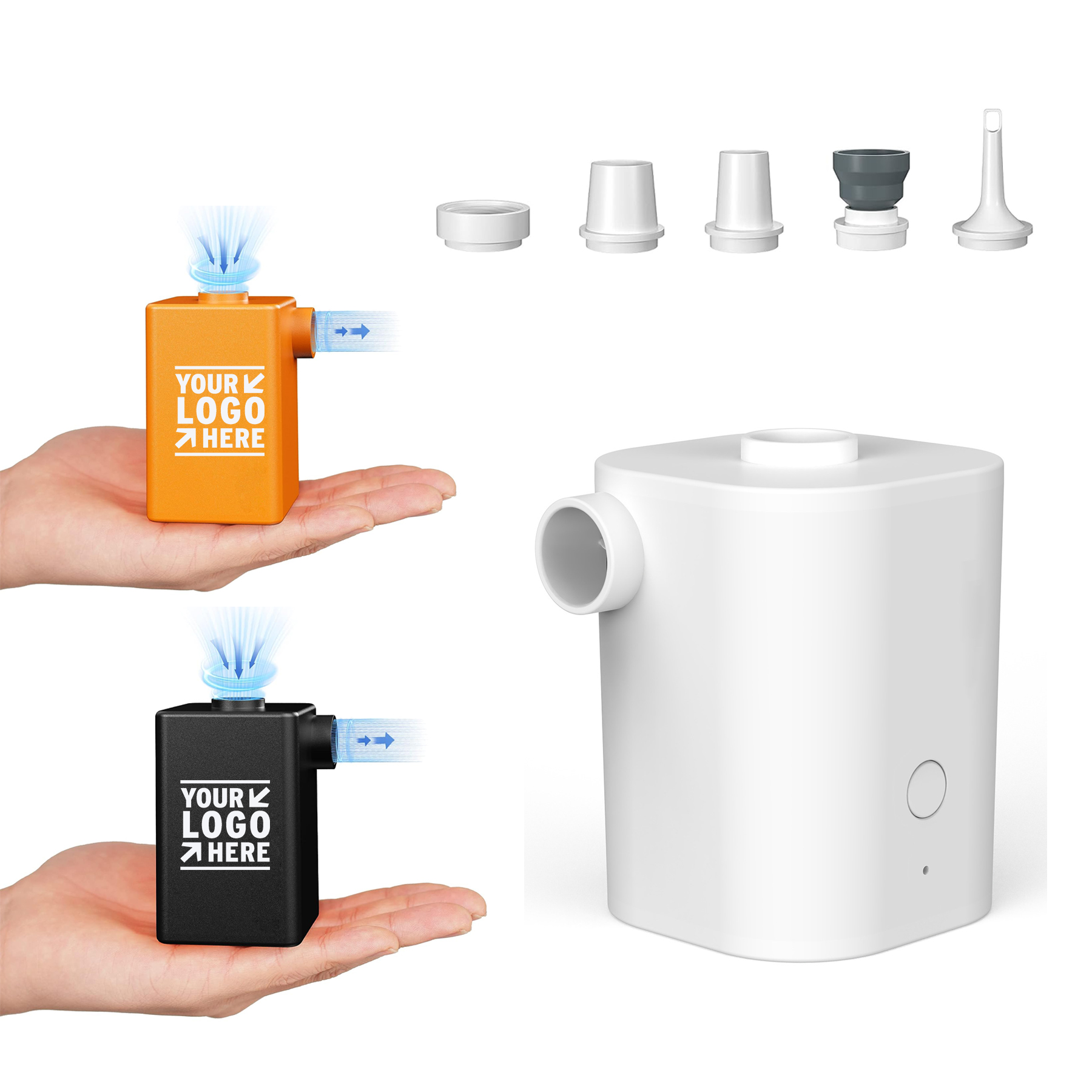 3600mAh Battery USB Rechargeable Lightest Plus Portable Quick Inflate Deflate Air Pump 2