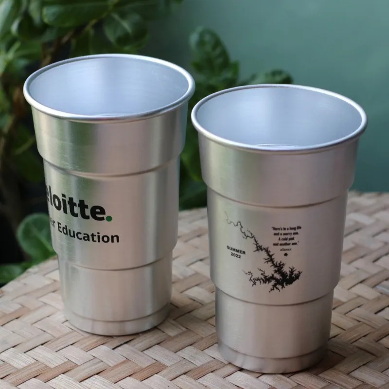 17oz.Reusable Custom Aluminum Stadium Cup 2
