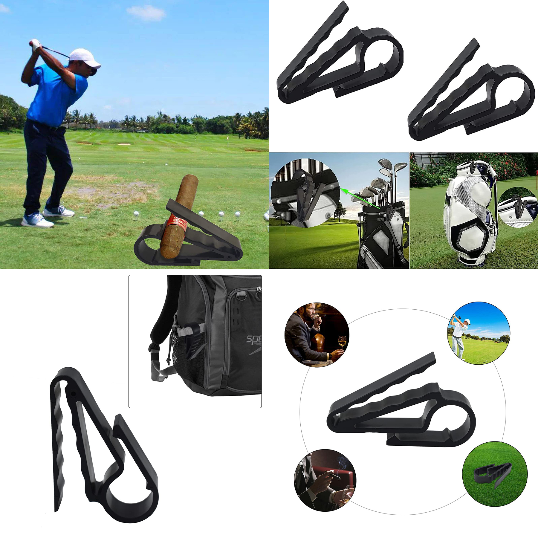 Golf Cigar Holders 2