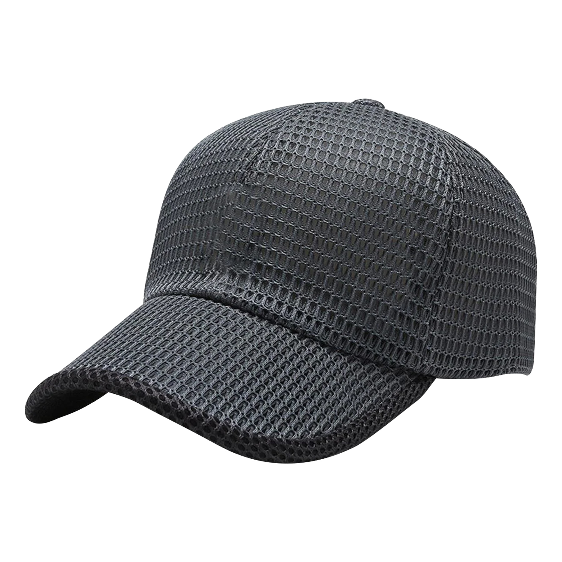 Summer Breathable Mesh Baseball Cap With PU Patch 7