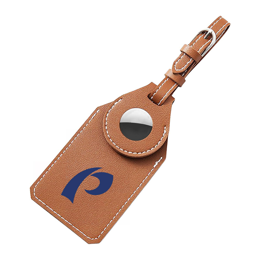 PU Luggage Tag with AirTag Slot 8