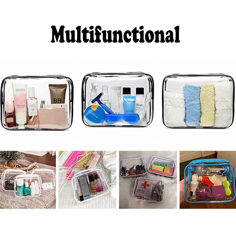 PVC Clear Travel Cosmetic Bag for Women and Men 10