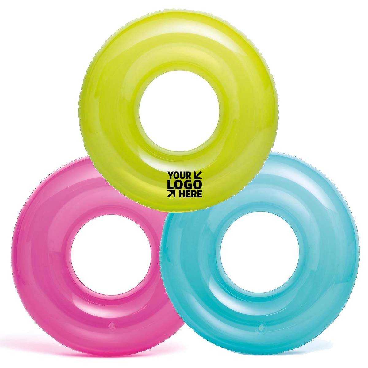 30" Transparent Swimming Ring 1