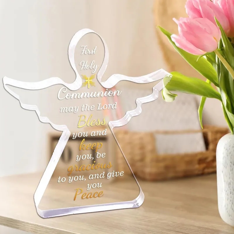 Clear Acrylic Angel Memorial Gifts 4