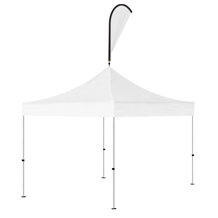 1Plex™ 6' Flex Blade® Trade show flag addon and conversion 4