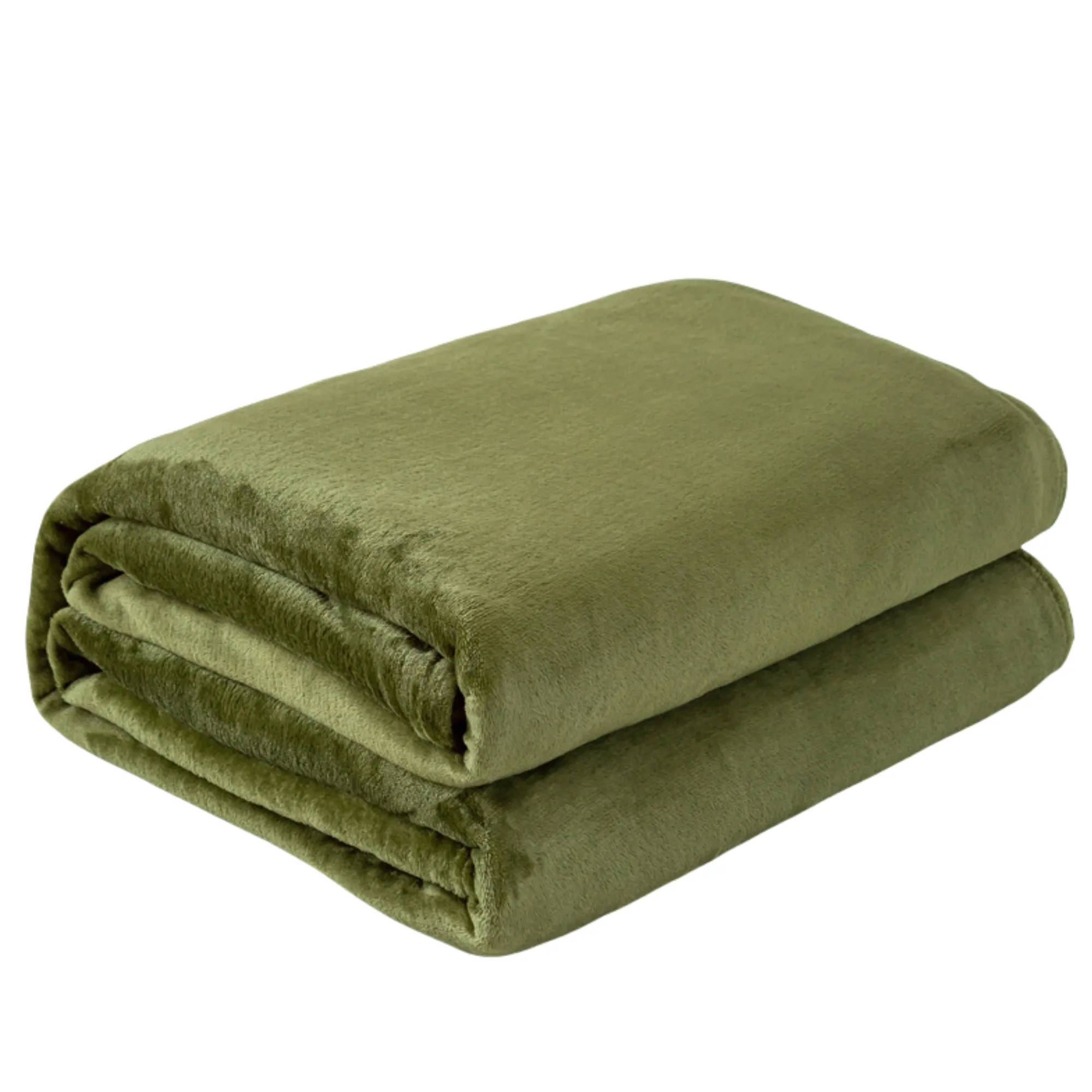 Classic Solid Color Flannel Thin Blanket 8