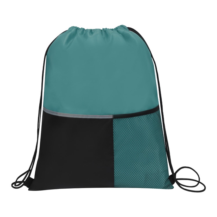 Dual Pocket Drawstring Backpack 2