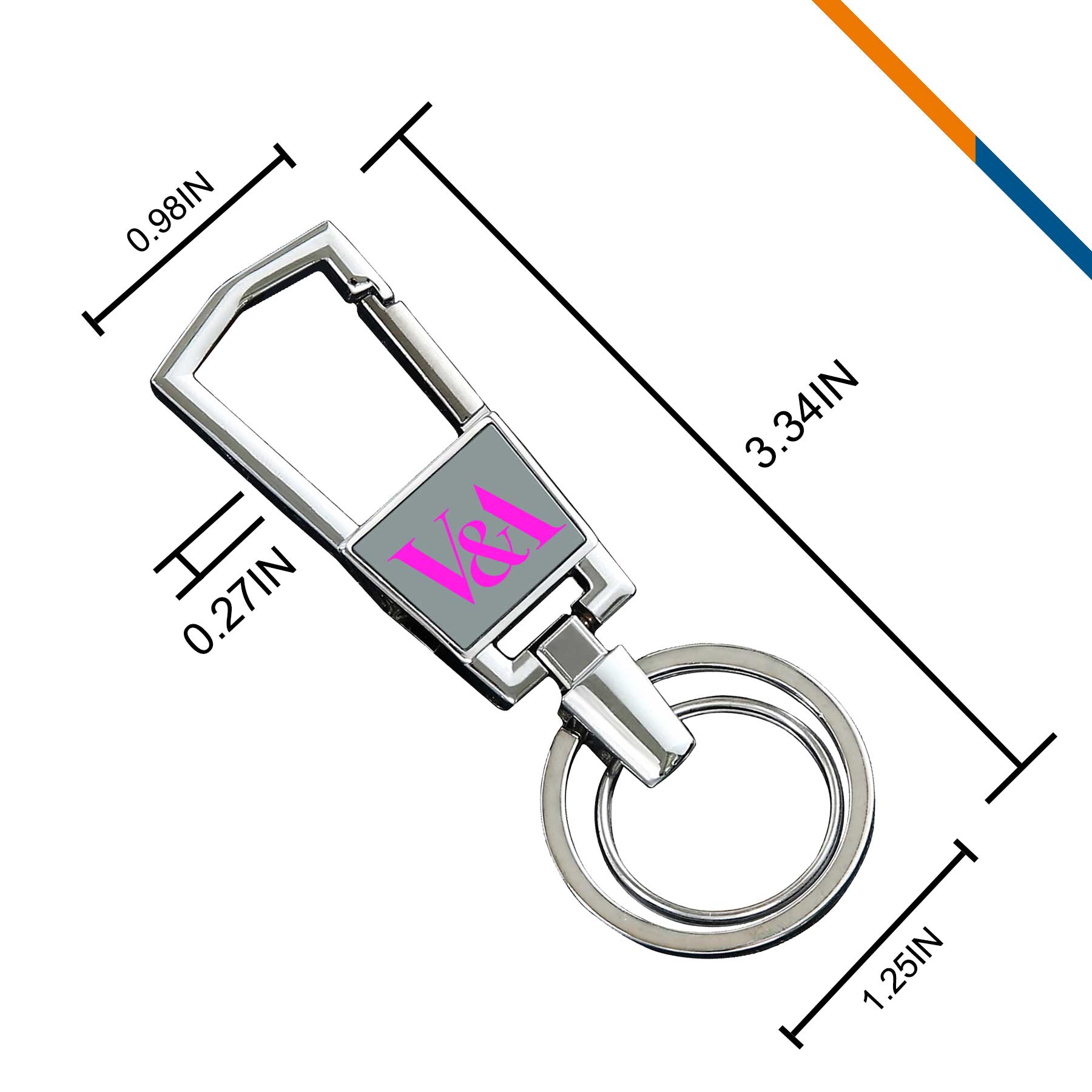Inaddle Metal Keychain 4