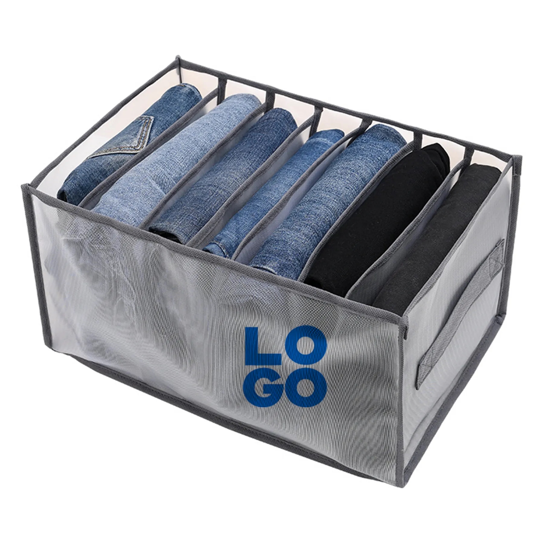 Wardrobe Clothes Organizer 7 Grids 1