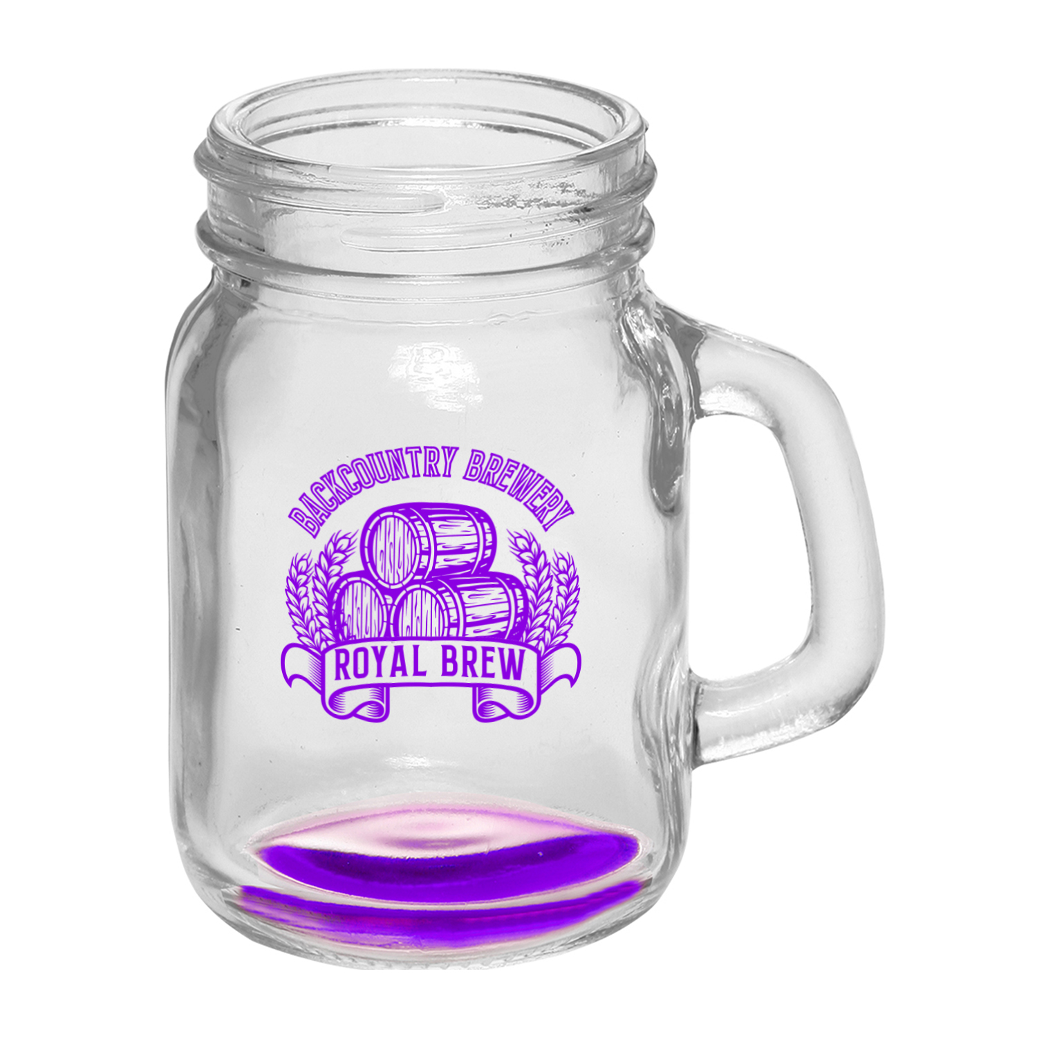 4.5 oz. Mini Mason Jar Sampler Glass (1 Color Imprint) 4