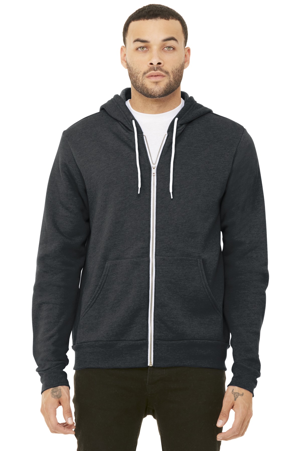 BELLA+CANVAS® Unisex Sponge Fleece Full-Zip Hoodie 40