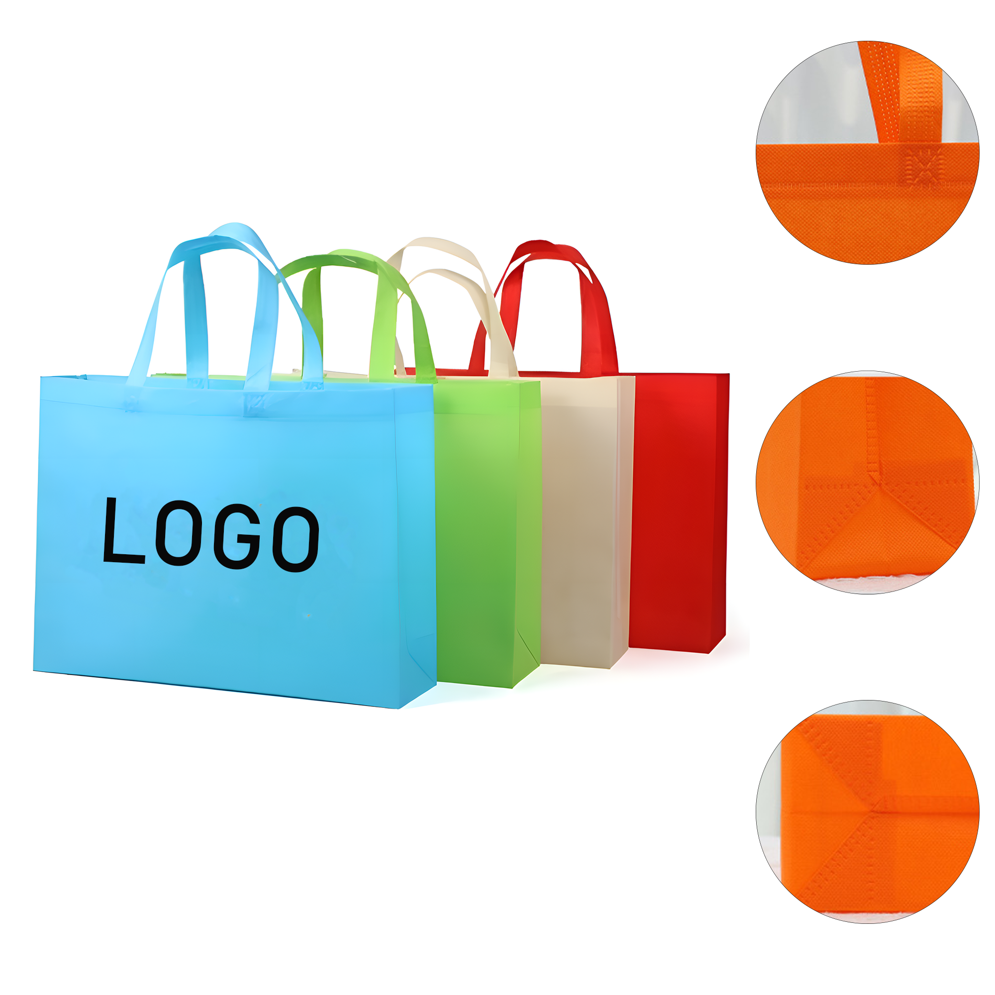 Non-Woven Reusable Shopper Tote Bags 4