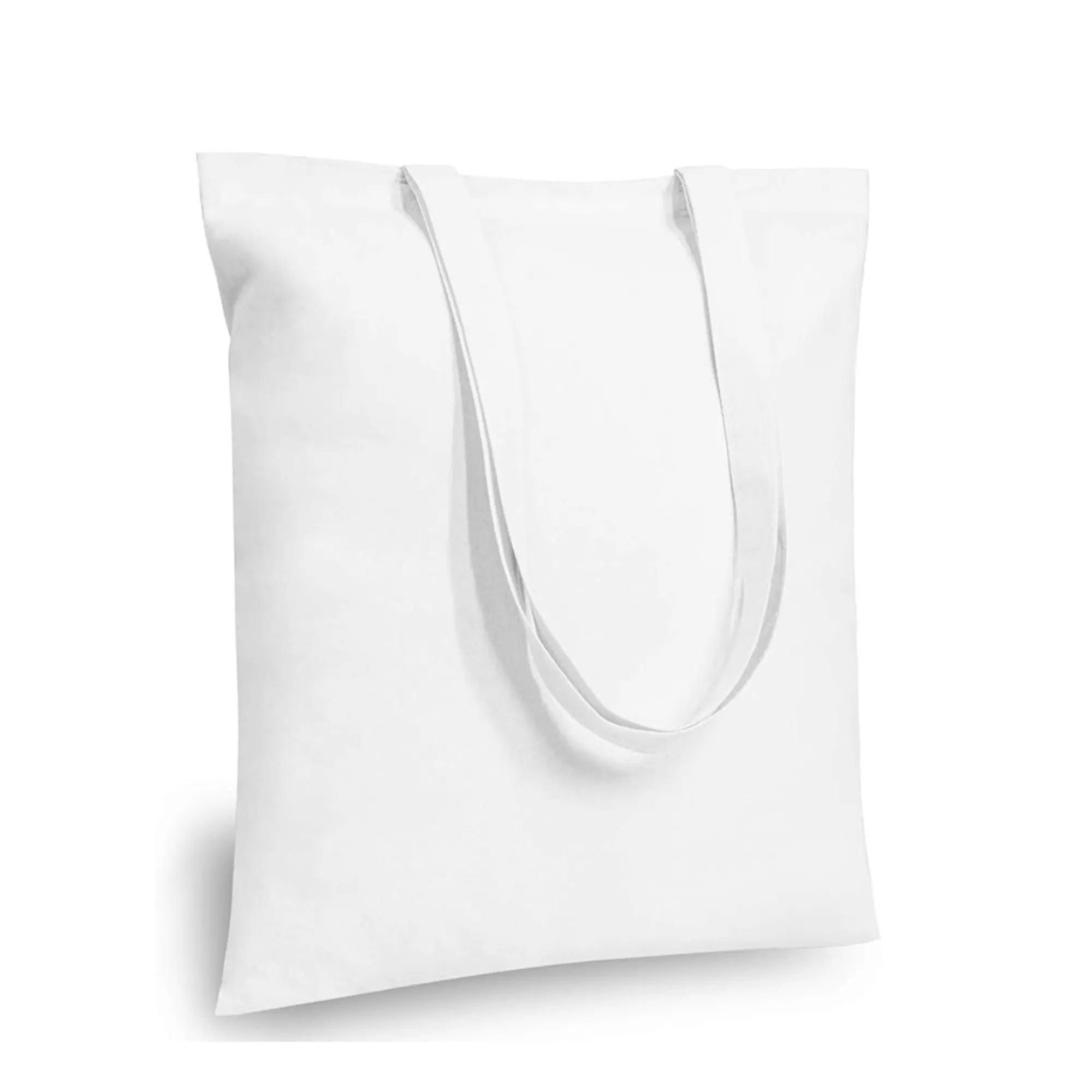 8oz Reusable Canvas Cotton Grocery Shopping Tote Bag 16"x15" 6