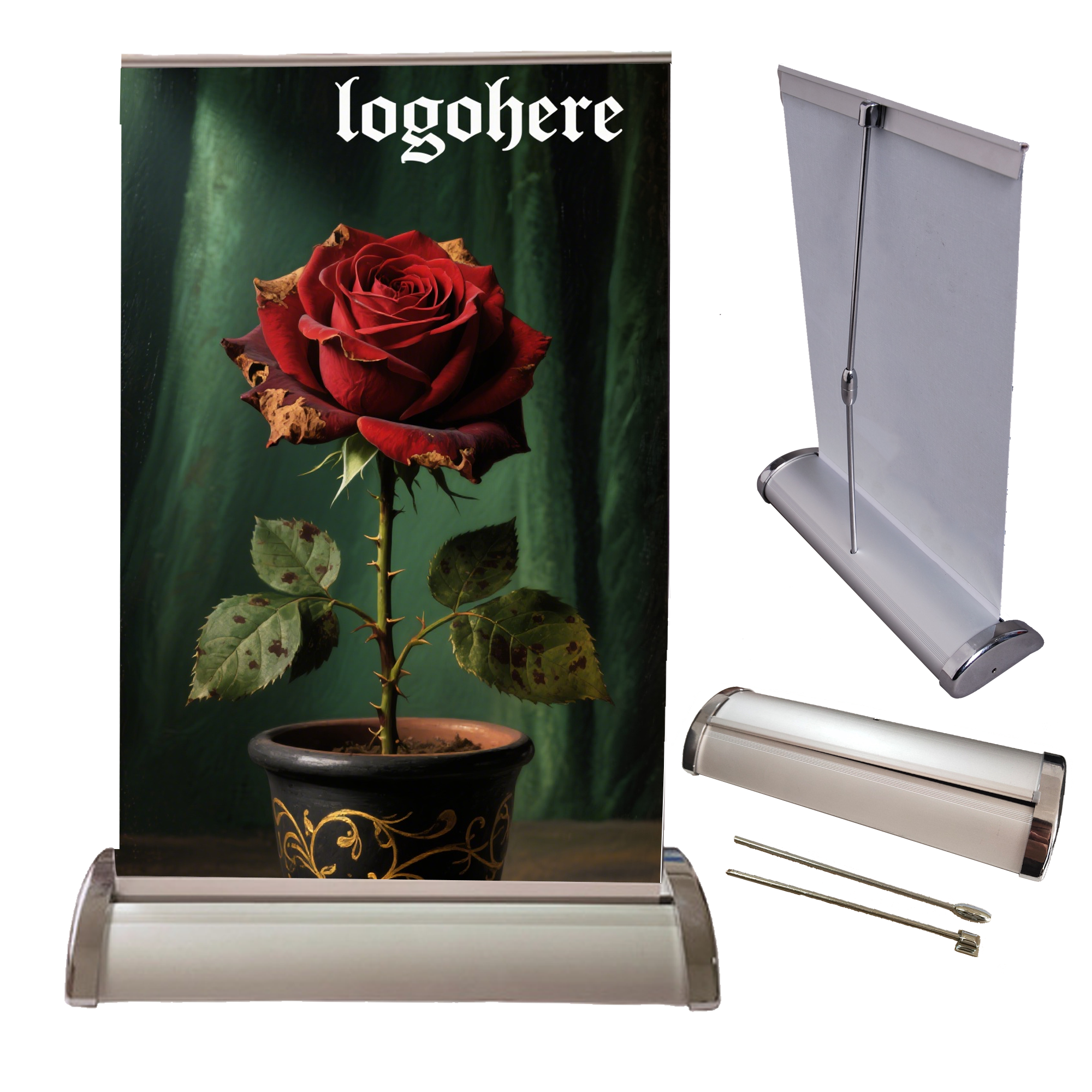 Tabletop Roll Up Banner Display 3