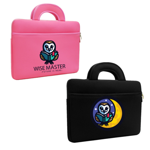 Laptop Sleeve with Zip Closure, Front Pocket, and Handles - 6