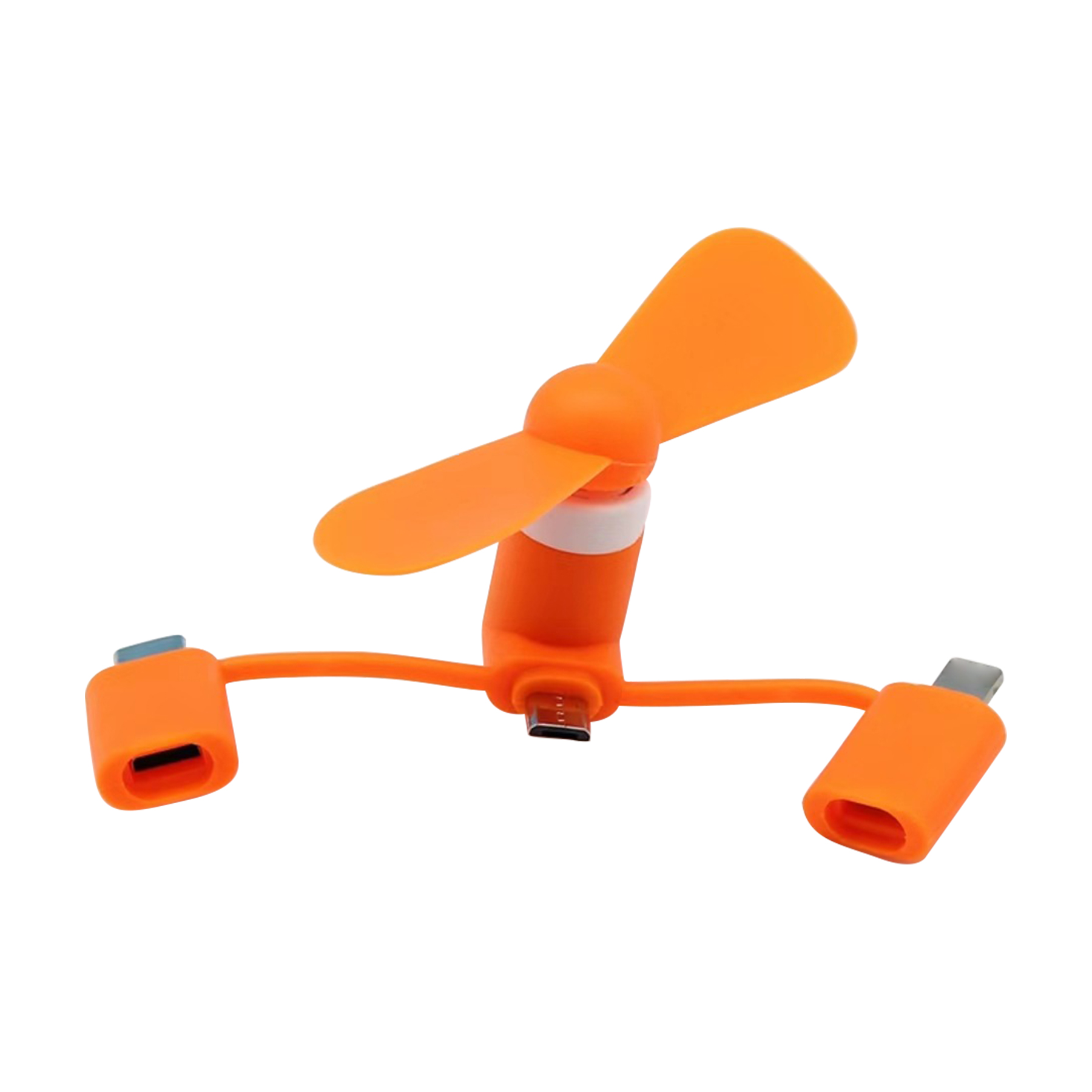 Mini USB 3 in 1 Portable Cell Smart Phone Fan 5