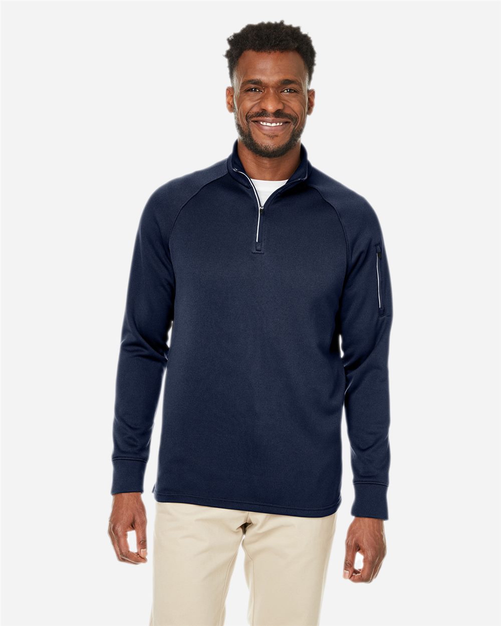 Unisex Fusion ChromaSoft™ Fleece Quarter-Zip Pullover - CE801 7