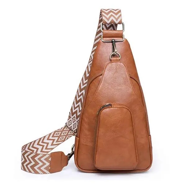Stylish Custom Vegan Leather Sling Bag 8