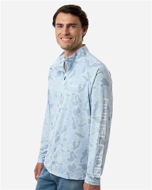 Men's Airweight KC Printed Quarter-Zip Pullover - H1200720 13