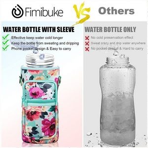 32 Oz Water Bottle With Sleeve 2