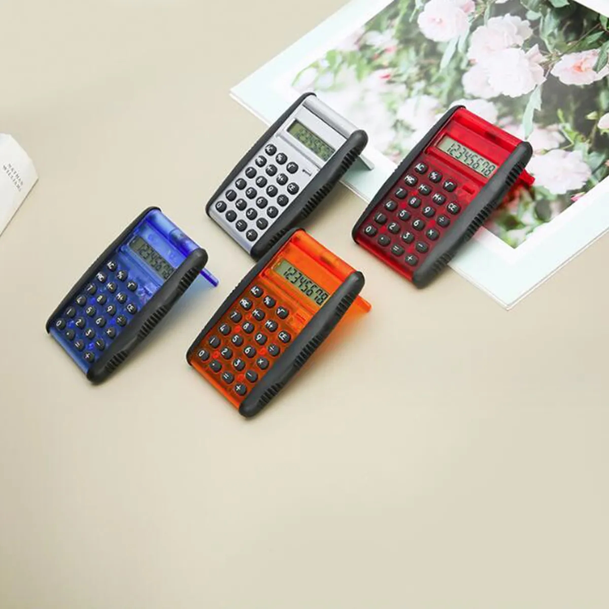 Multifunctional Comfort Grip Palm Size Electronic Calculator 3