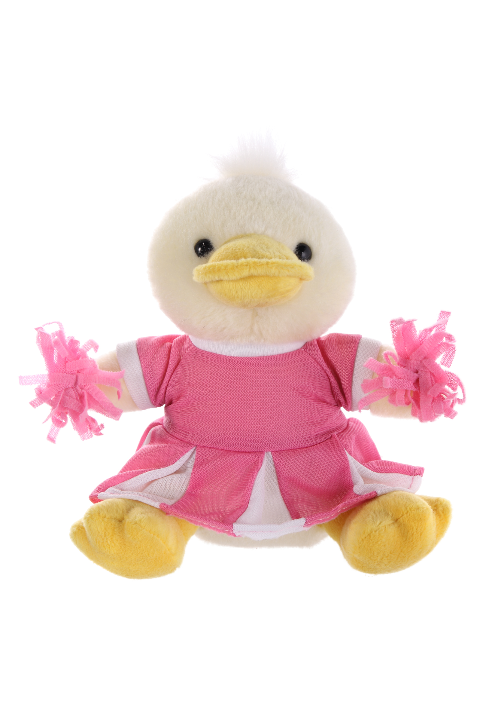 Soft Plush Duck With Cheerleader Outfit