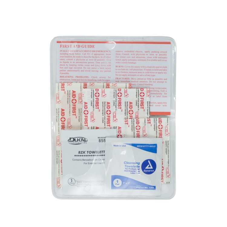 "Heal-on-the-Go L" 10 Piece Economy Healthy Living Pack in Colorful Vinyl Pouch 12