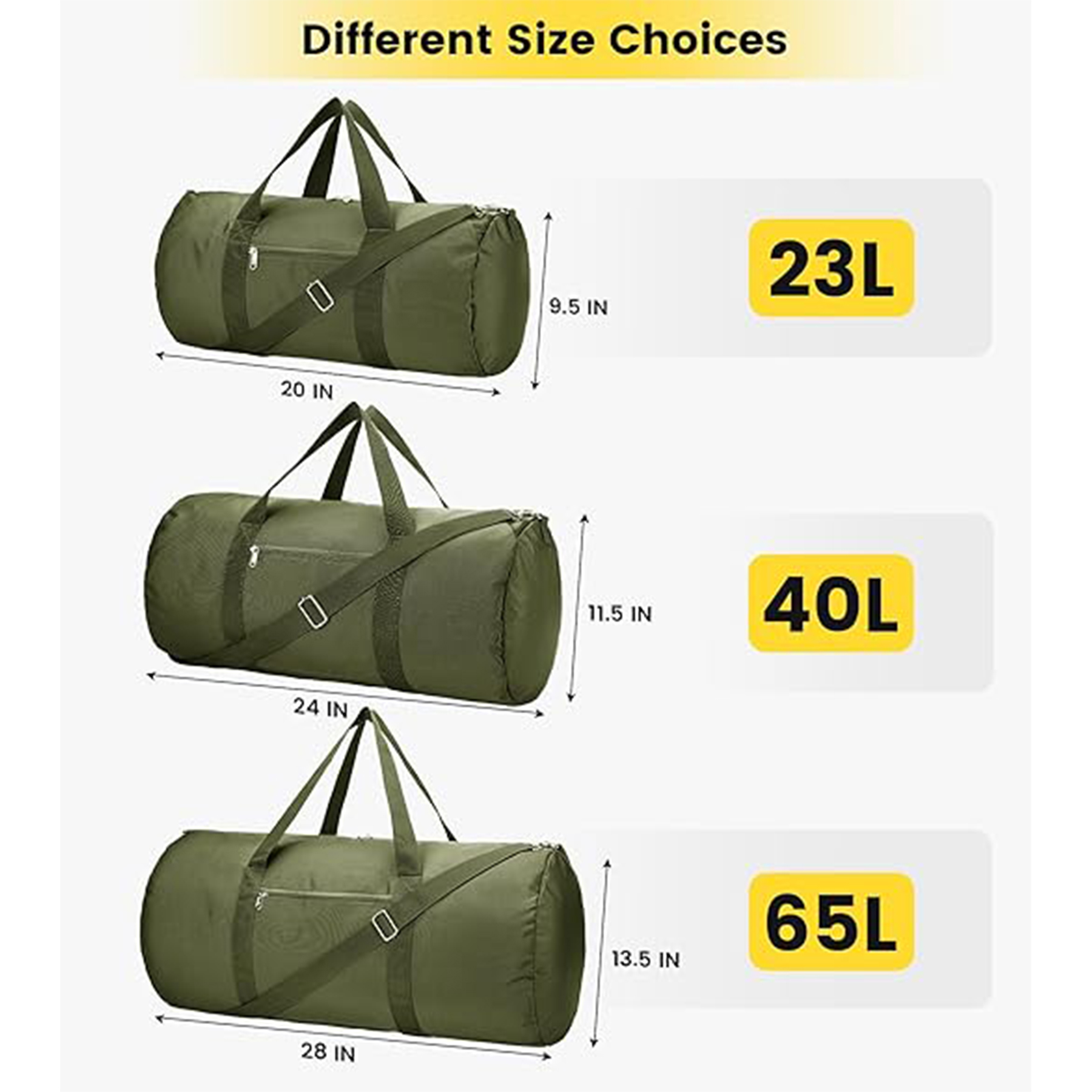 Foldable Gym Duffle Bag 8