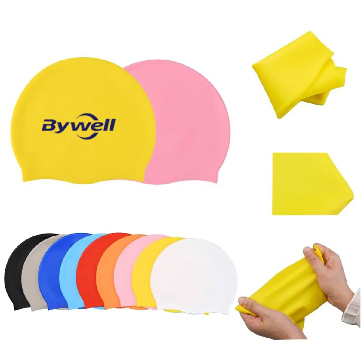 Fashion Silicone Swimming Caps 2