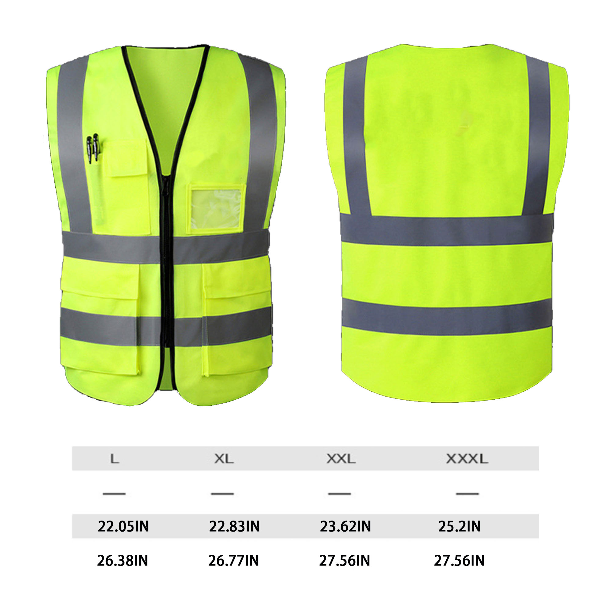 High-Visibility Reflective Safety Vest MOQ 20 PCS 1