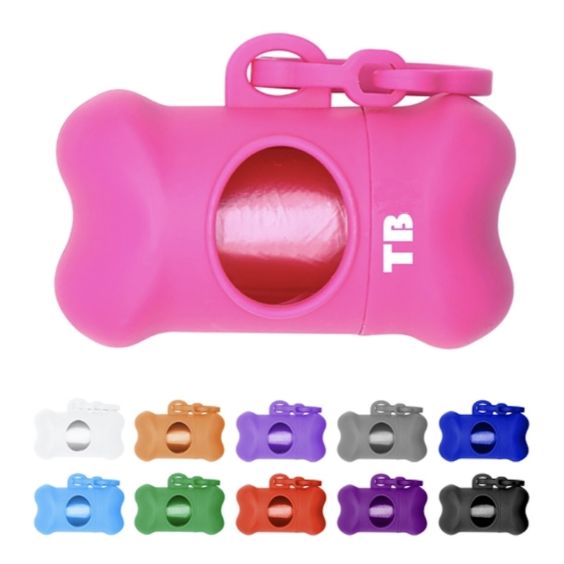 Dog Poop Bags Dispenser With A Clip 2