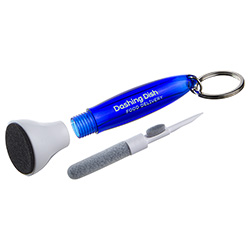 Swab Microfiber Earbud & Screen Cleaner with Key Ring 1